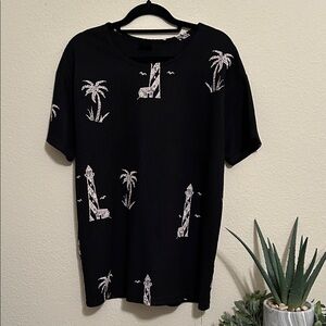 Black Graphic Women’s Top